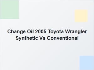 Choosing Between Synthetic and Conventional Oil for Your Toyota